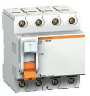 УЗО діфреле ВД63 4р 25A 30МА Schneider Electric серія Домовик