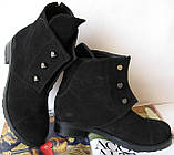 Замша болти! жіночі зимові черевики в стилі Herme s чорного кольору Гермесс взуття кэжл 36, фото 6