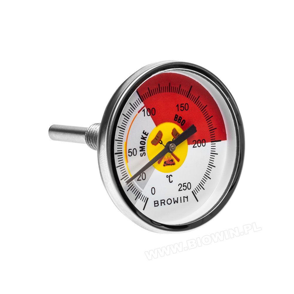 Барбекю термометр — циферблат, 0-250 °C