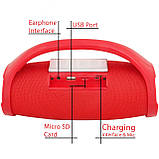 Портативна колонка TG-136 red, фото 4
