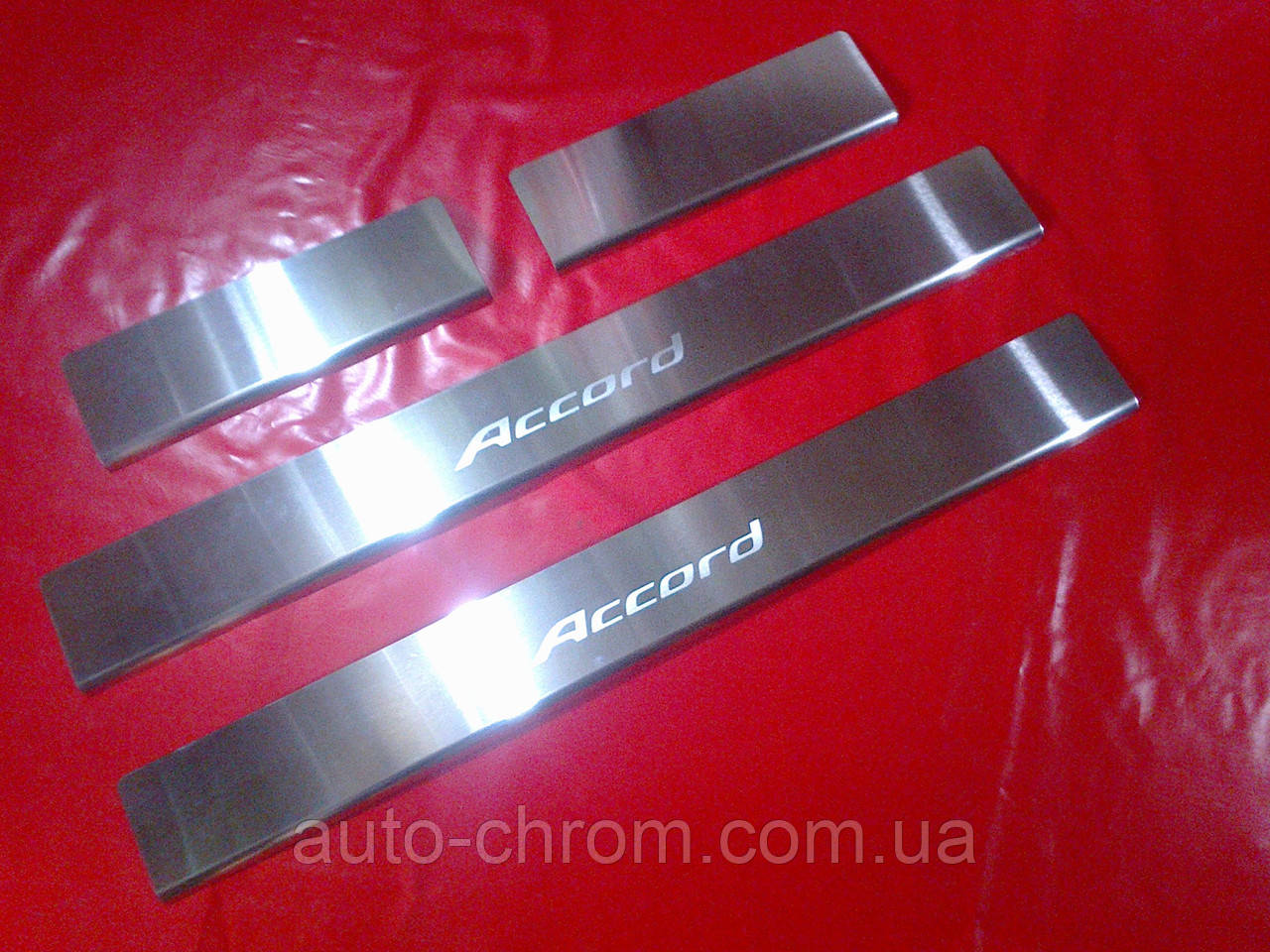 Накладки на пороги HONDA ACCORD 9, фото 1