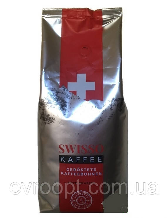Кава в зернах Swisso Kaffee 1 kg, фото 1