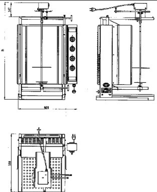 апарати для приготування шаурми креслення