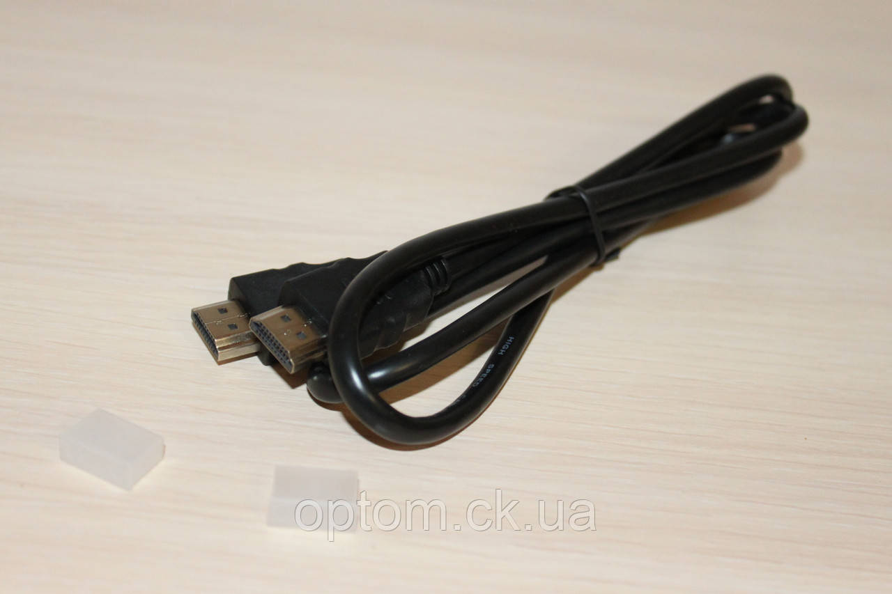 Відеокабель HDMI-HDMI 1m Black