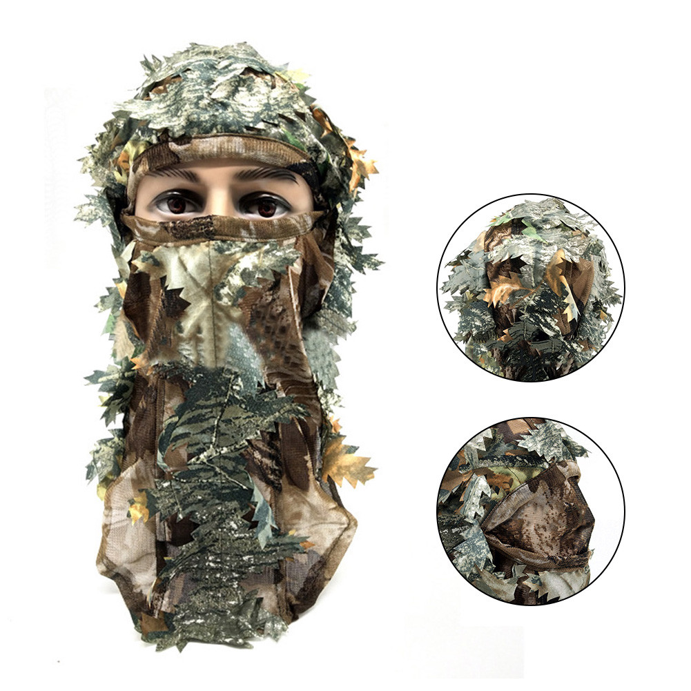 Маска для полювання! Маскувальна балаклава в лісі!
