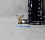 Ручка меблева оргскло 27 мм золото, фото 4