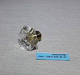 Ручка меблева оргскло 27 мм золото, фото 10