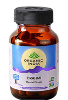 Брахмі Готу Кола Органік 60кап., Брахми Органик, Brahmi Organic India, поліпшує роботу мозку, укріплює пам'ять, Аюрведа Здесь