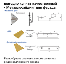 Фасадні панелі Ліберті безшовний 0,5 мм RAL 7024 матовий, Китай "ThermaSteel", фото 5