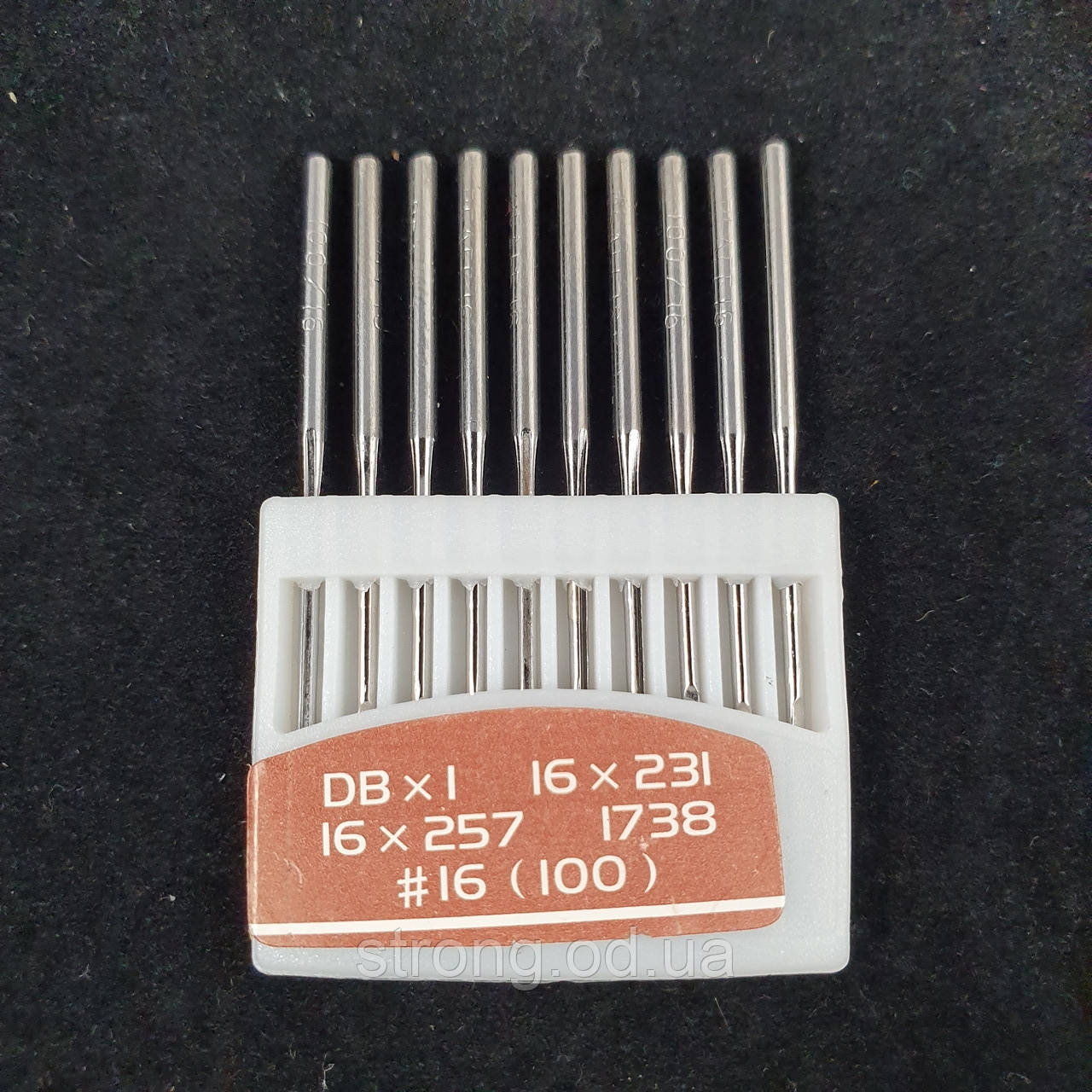 Голки для промислових машинок 97 класу No100 10 шт. DB x 1