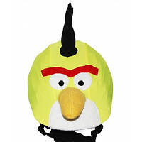 Нашлемник, чехол на шлем Angry birds желтый