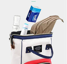 Каркасный трансформер сумка-рюкзак для молодых мам с термокарманом, фото 3