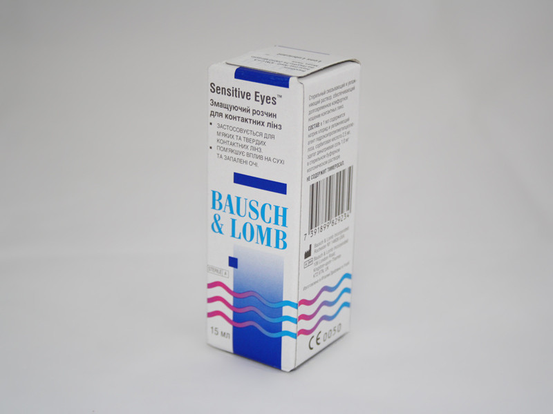 Змащувальні краплі для жорстких лінз Baush & Lomb 15 ml