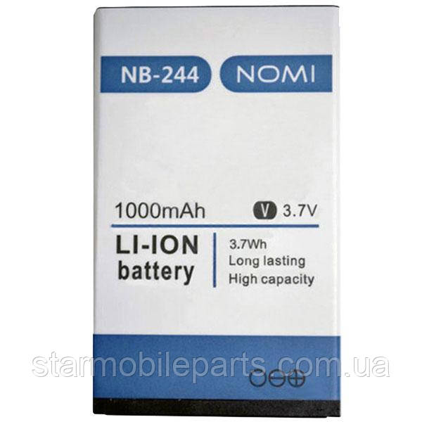 Акумулятор NB-244 (Li-ion 3.7v 1000mAh) для мобільного телефону Nomi i244
