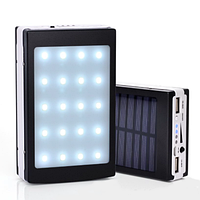 Зовнішній акумулятор Power Bank Solar 20000 mAh