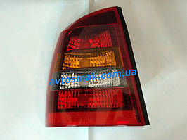 Ліхтар задній для Opel Astra G седан '98-09 лівий (DEPO) червоно-димчастий