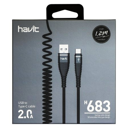 Кабель Havit HV-H683 TYPE C, black