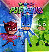 Серветки паперові Pj Mask Герої 20 шт./пач.