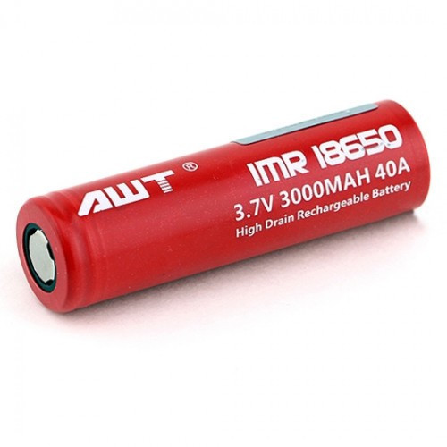 Акумулятор 18650, Awt, 3000 mAh, 3.7V, високотоковий