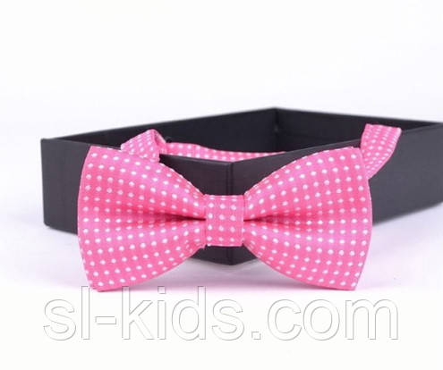 Метелик дитячий, жакардовий (рожевий)