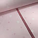 Бавовняна тканина (ТУРЕЧЧИНА шир. 2,4 м) зірки рожеві і білі на світло-рожевому (компаньйон до повітряних кульок), фото 2