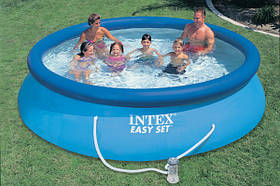 ✅Сімейний надувний басейн Intex 28132 366х76 см, насос, фільтр