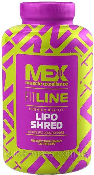 Жироспалювач Mex Lipo Shred 120tab