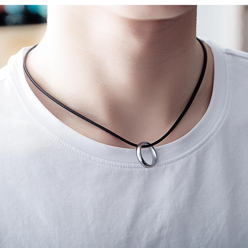 Шнурок з вощеного бавовни на сталевому замку 44(+5) см, фото 1