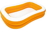 ✅ Сімейний надувний басейн Intex 57181 Мандарин 229x147x46 см, фото 2