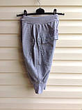 Дитячі бріджі шорти сірі для хлопчиків 98 104 110 116 зросту, фото 4