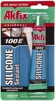 AKF ⁇ X силікон у тюбику на блістері прозорий 50 ML E100 (в ящику 24 шт.)