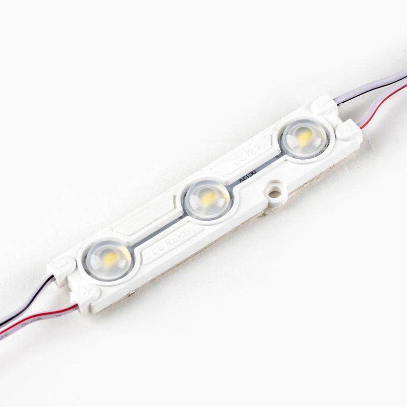 Світлодіодний модуль SMD5730 3LED 1.5 Ватт (IP67) з лінзою