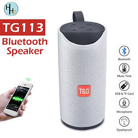 Портативна bluetooth-колонка TG-113 grey