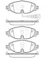 ТОРМОЗН. КОЛОДКИ ПЕР. GOLF VIIA3OCTAVIALEON 12- ROADHOUSE 2151501 на SEAT LEON ST (5F8)