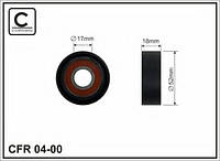 РОЛИК НАТЯЖИТЕЛЯ ПОЛИКЛ. РЕМНЯ FORD MONDEO III 2.0 16V TDDI TDCI (52x17x18) CAFFARO 0400 на JAGUAR X-TYPE седан (CF1)