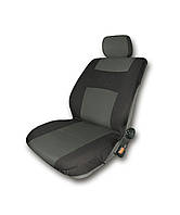 Комплект чохлів на сидіння автомобіля (полегшені чохли) 3014 (4 предмети) темно-сірий GT