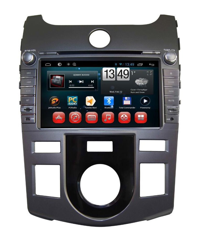 Магнитола KIA Cerato 2008-20013, Forte. Kaier KR-8021. Android