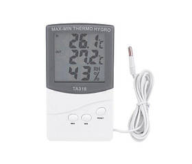 Термометр з гігрометром RIAS 318 White (2_006826)