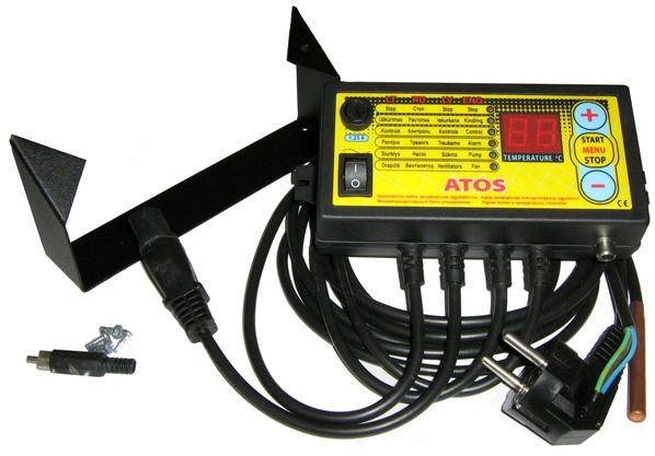 Комплект автоматики Atos c вентилятором WPA-117 для твердотопливных котлов малой мощности - фото 5 - id-p977525880