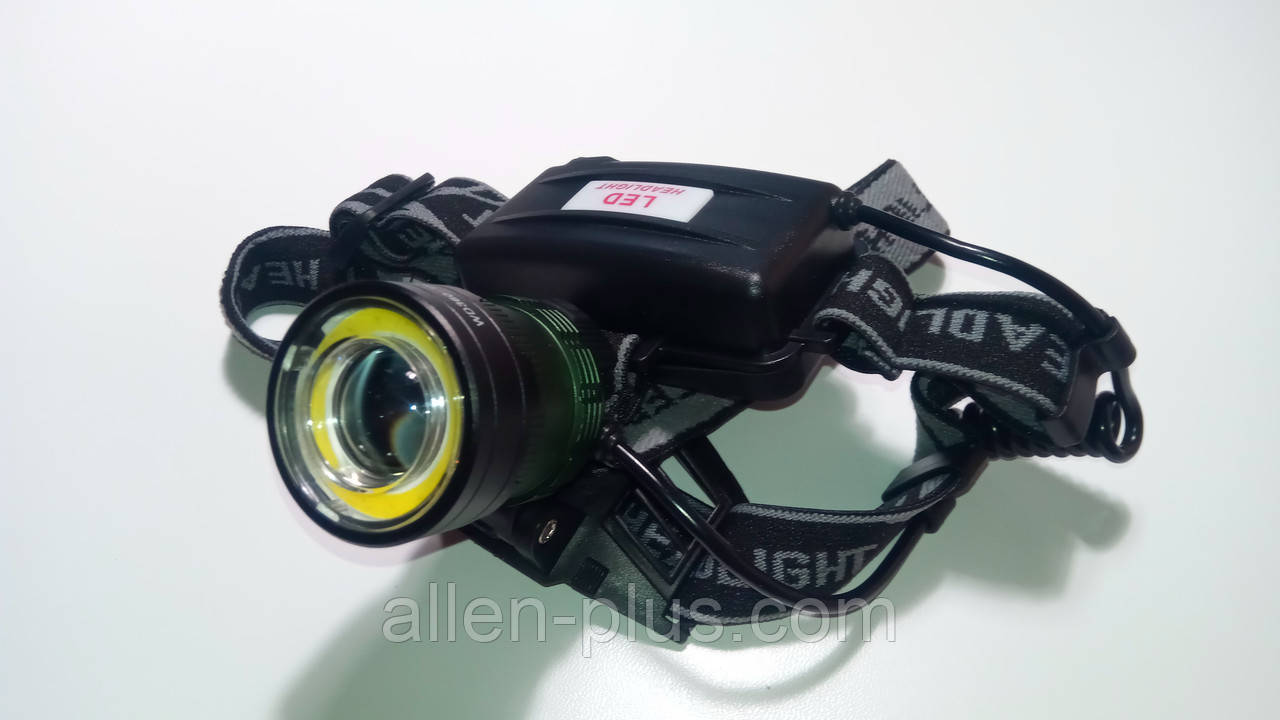 Налобний ліхтар акумуляторний WD360-T6, XML T6 (zoom, 2х18650, 3 режиму)