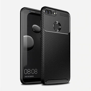 Чохол Carbon Case Honor 9 Lite Чорний