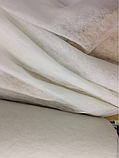 Синтепон щільність 200 г/м2 кольору Білий для пошиття ковдр, подушок, виробів, дитячих ліжечок., фото 2