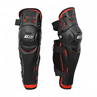 MadBull 7019K Knee Guard, Black/Red, S/M - Мотонаколенники захисні одношарнірні