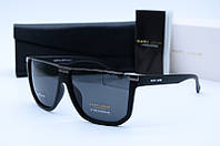 Мужские фирменные солнцезащитные очки Клабмастер Marc John черные 0779 с108 Р1