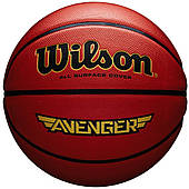 М'яч баскетбольний Wilson Avenger 295 BSKT OR розмір 7 гумовий для вулиці і залу (WTB5550XB07)