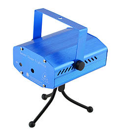 Лазерний диско проектор стробоскоп лазер світломузика 3 режими RIAS (2_000235)