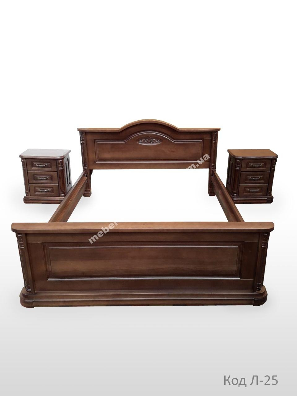 Ліжко дерев'яне Л-25, фото 1