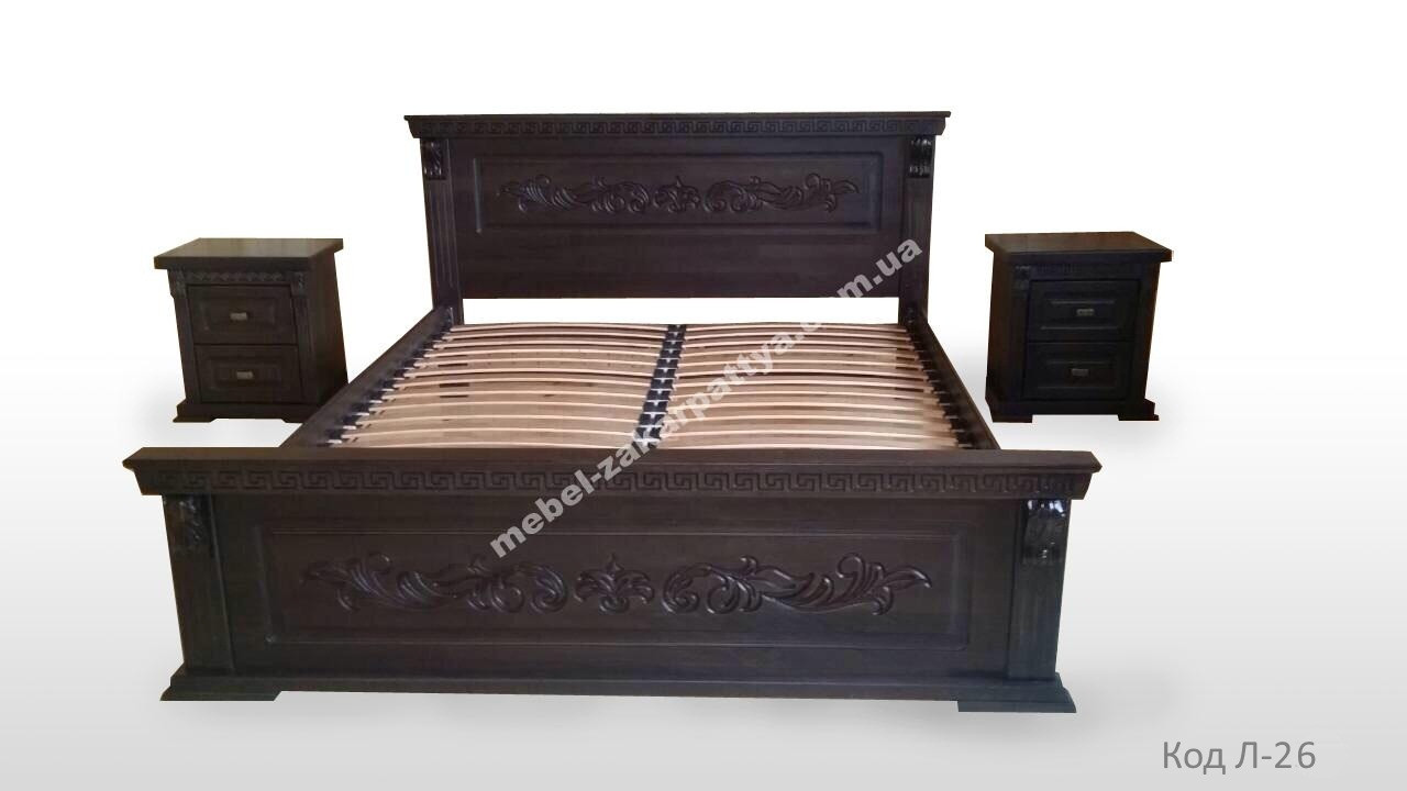 Ліжко дерев'яне Л-26