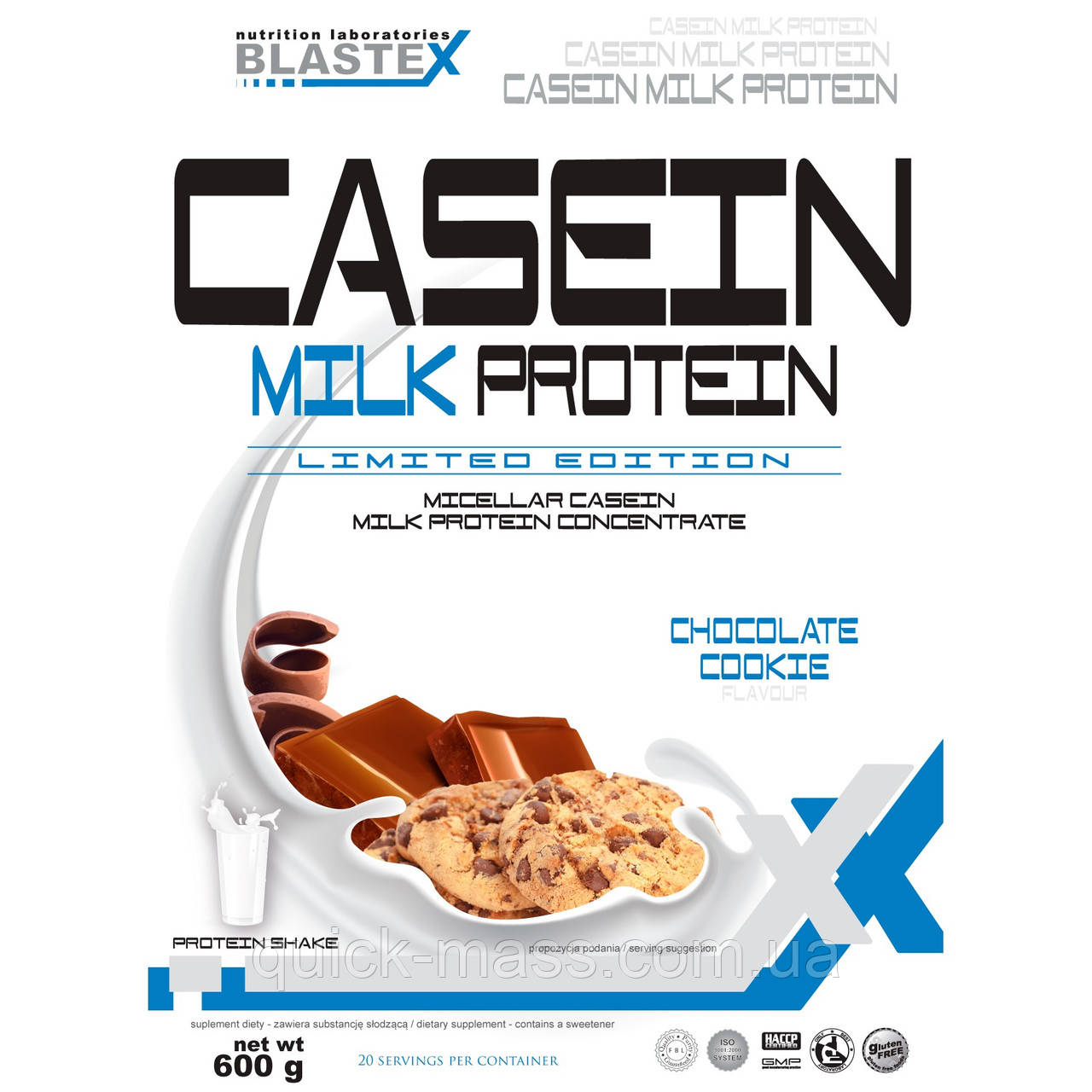 Протеїн Blastex Casein Milk Protein 600g