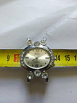 Годинник жіночий кварцовий зі стразами без ремінця, фото 2